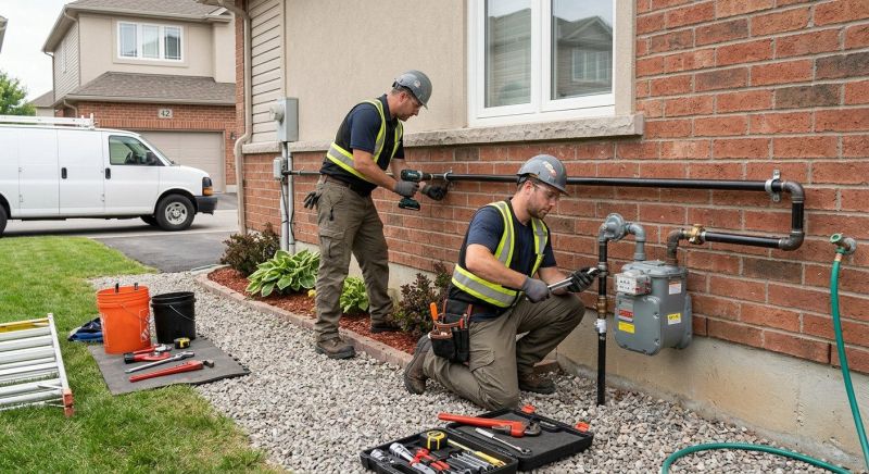 Fire Pit Gas Line Installation in San Antonio, TX