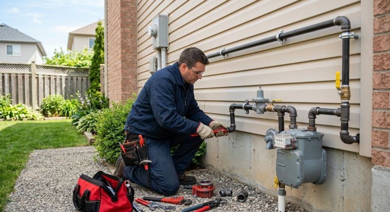 Gas Line Capping in Fredericksburg, VA