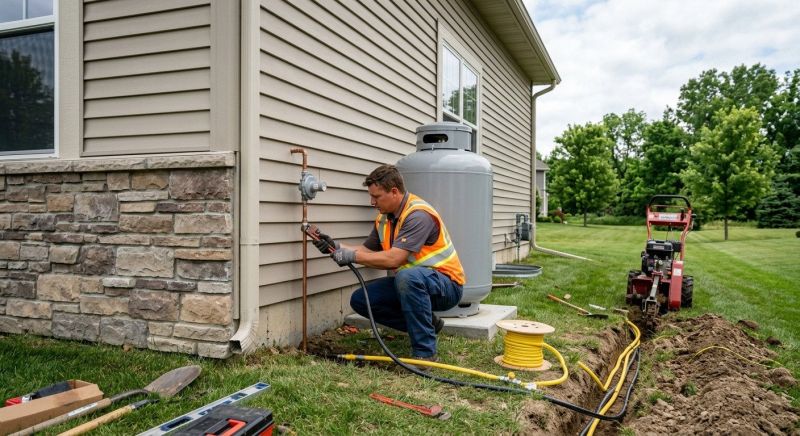 Propane Line Repair in Columbus, OH