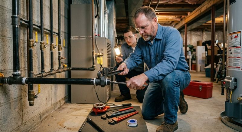 Residential Gas Piping in Fredericksburg, VA