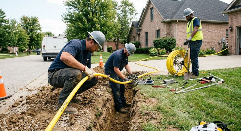Underground Gas Line Service in West Palm Beach, FL