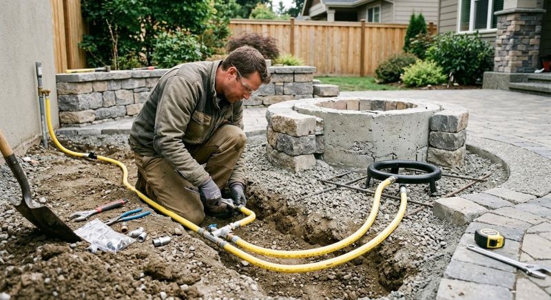 Fire Pit Gas Line Installation Service