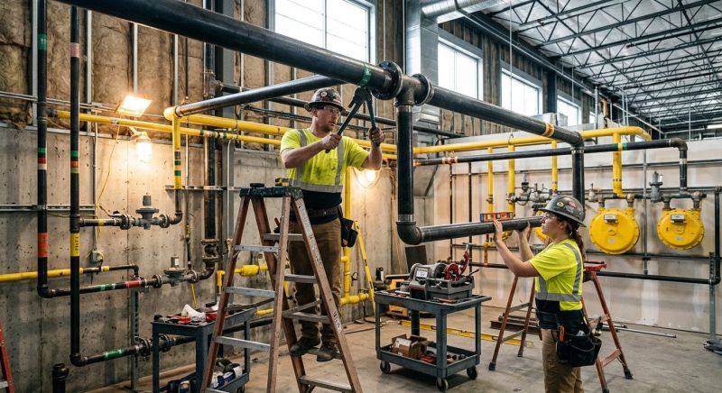 Commercial Gas Installation in Fredericksburg, VA